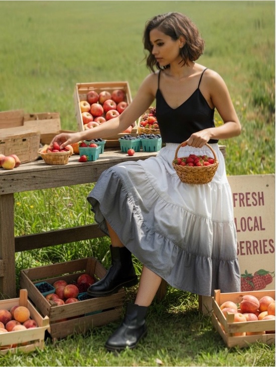 Dalia Collection Dresses & Skirts - Gradient Tiered - Skirt